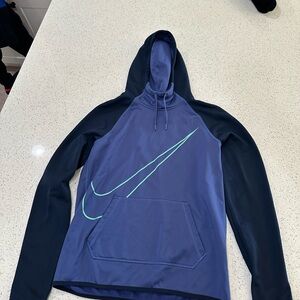 Nike Dri-FIT Black and Gray Hoodie